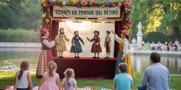 Títeres en parque del Retiro – Un Legado de Magia y Tradición