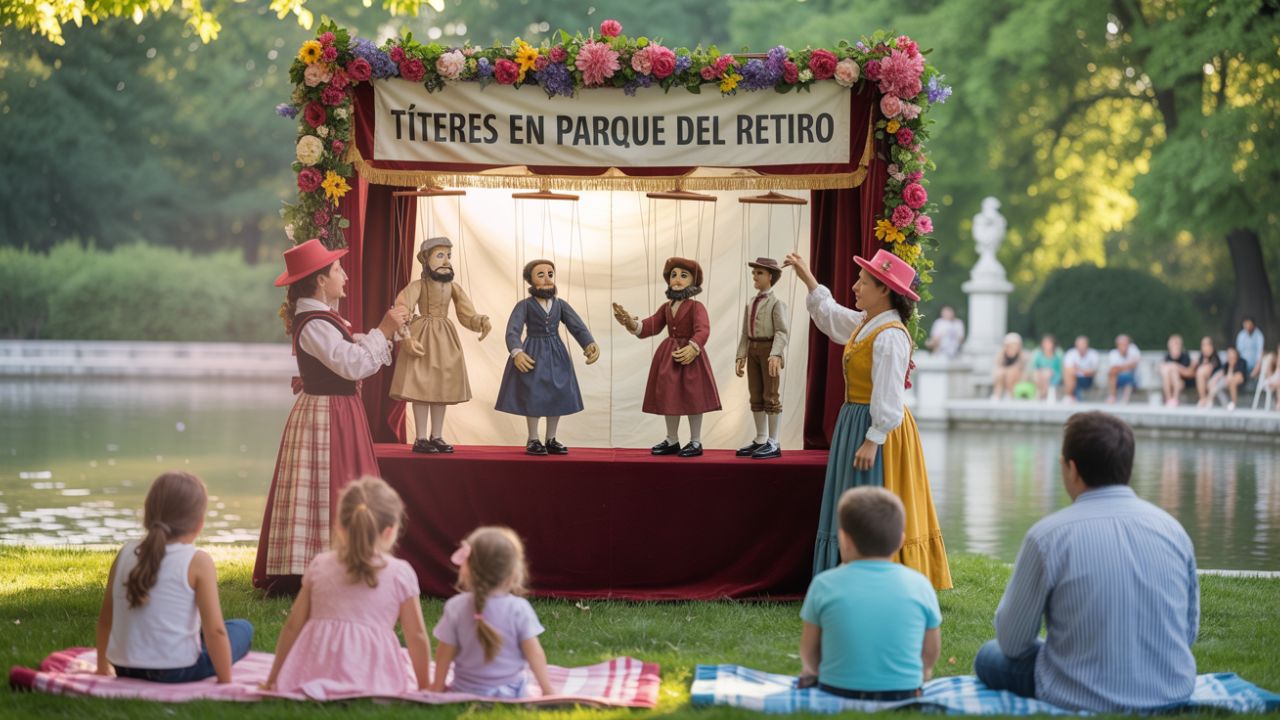 Títeres parque del Retiro -