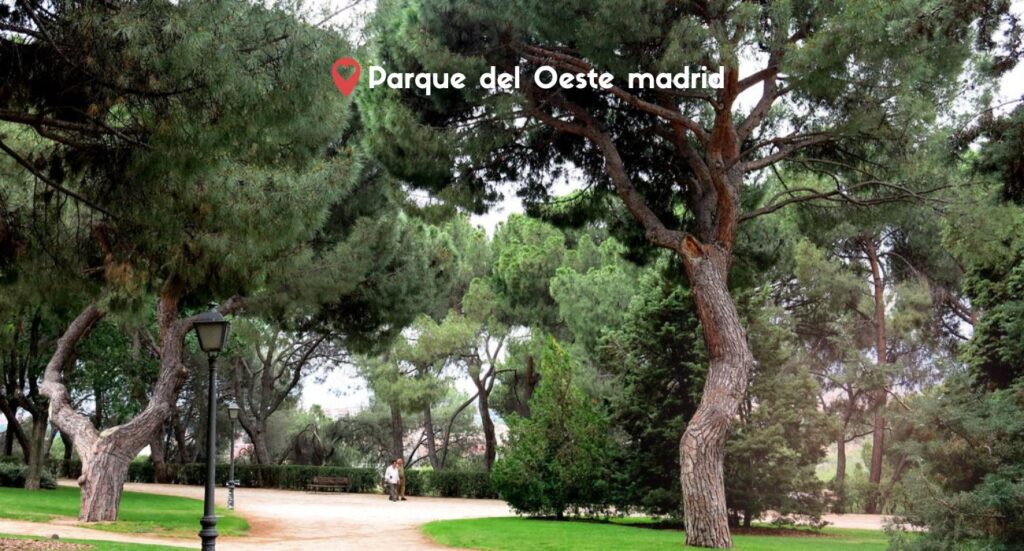 Parque del Oeste madrid
